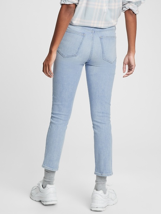 Image number 6 showing, High Rise Vintage Slim Jeans with Washwell