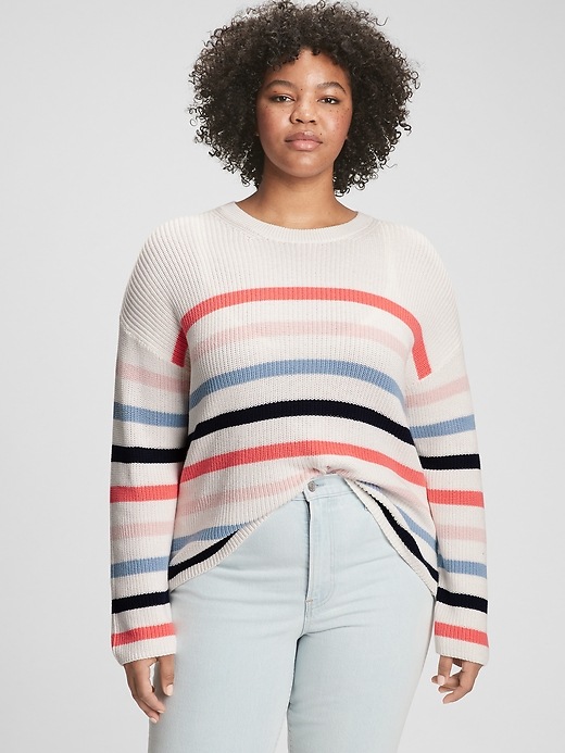 Image number 5 showing, Textured Crewneck Sweater