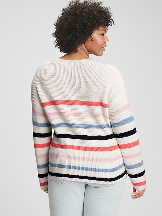 Image number 6 showing, Textured Crewneck Sweater