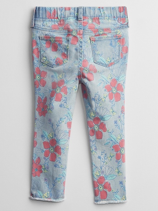 Toddler Floral Jeggings with Washwell
