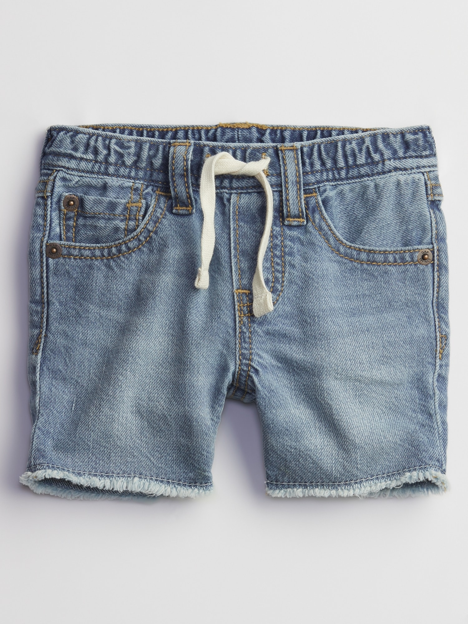 Baby Pull-On Denim Shorts