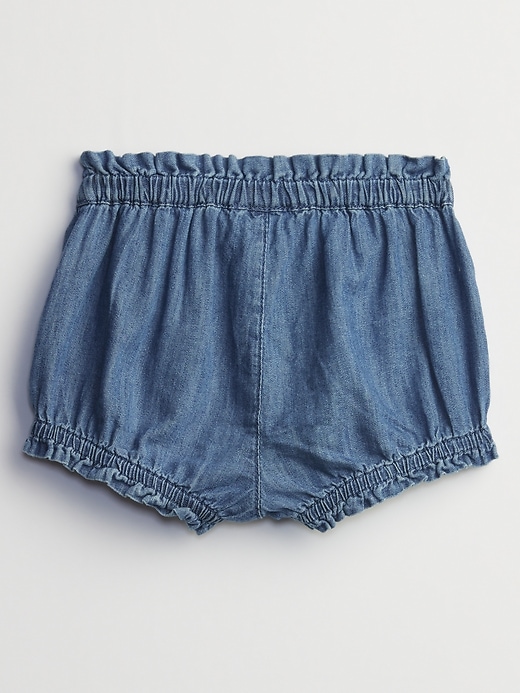 Image number 2 showing, Baby Denim Bubble Shorts