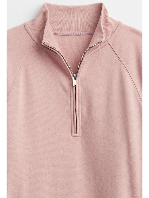 Image number 6 showing, Quarter-Zip Sweatshirt Dress