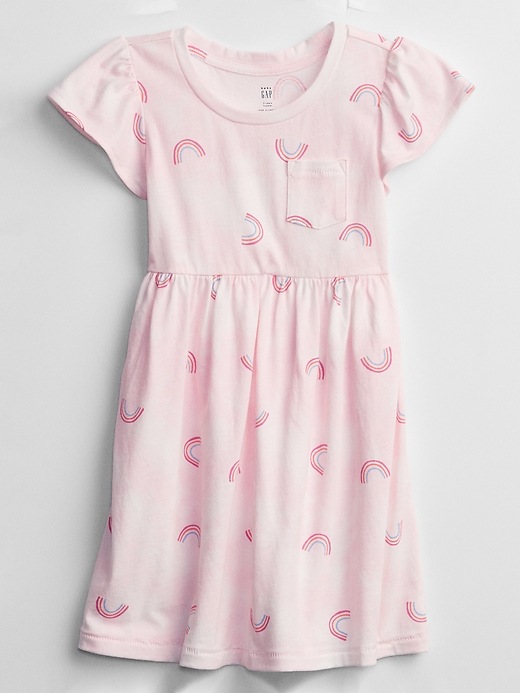 Toddler Print Flutter Dress