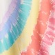 white rainbow tie dye