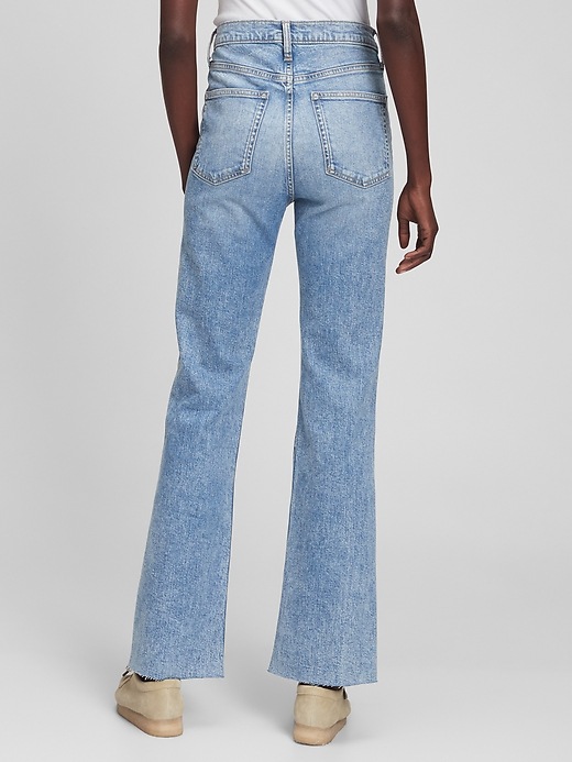 Image number 2 showing, High Rise Vintage Flare Jeans with Washwell