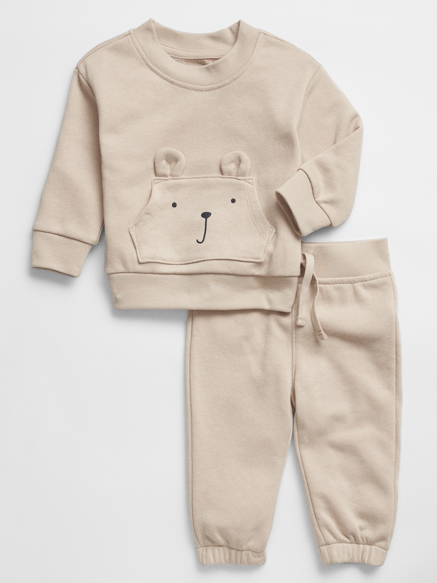 Baby Brannan Bear Outfit Set - Sand Khaki