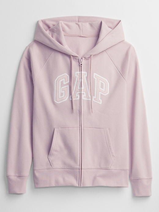 GAP big logo zip hoodie キラキラ 平成 ピンク Gap Logo Zip Hoodie In Fleece | Gap Factory