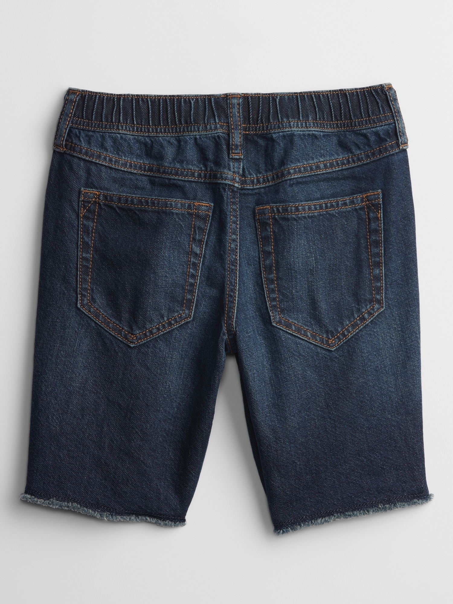 Kids Distressed Denim PullOn Shorts Gap Factory
