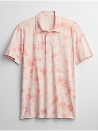 Tie-Dye Lived-In Polo Shirt