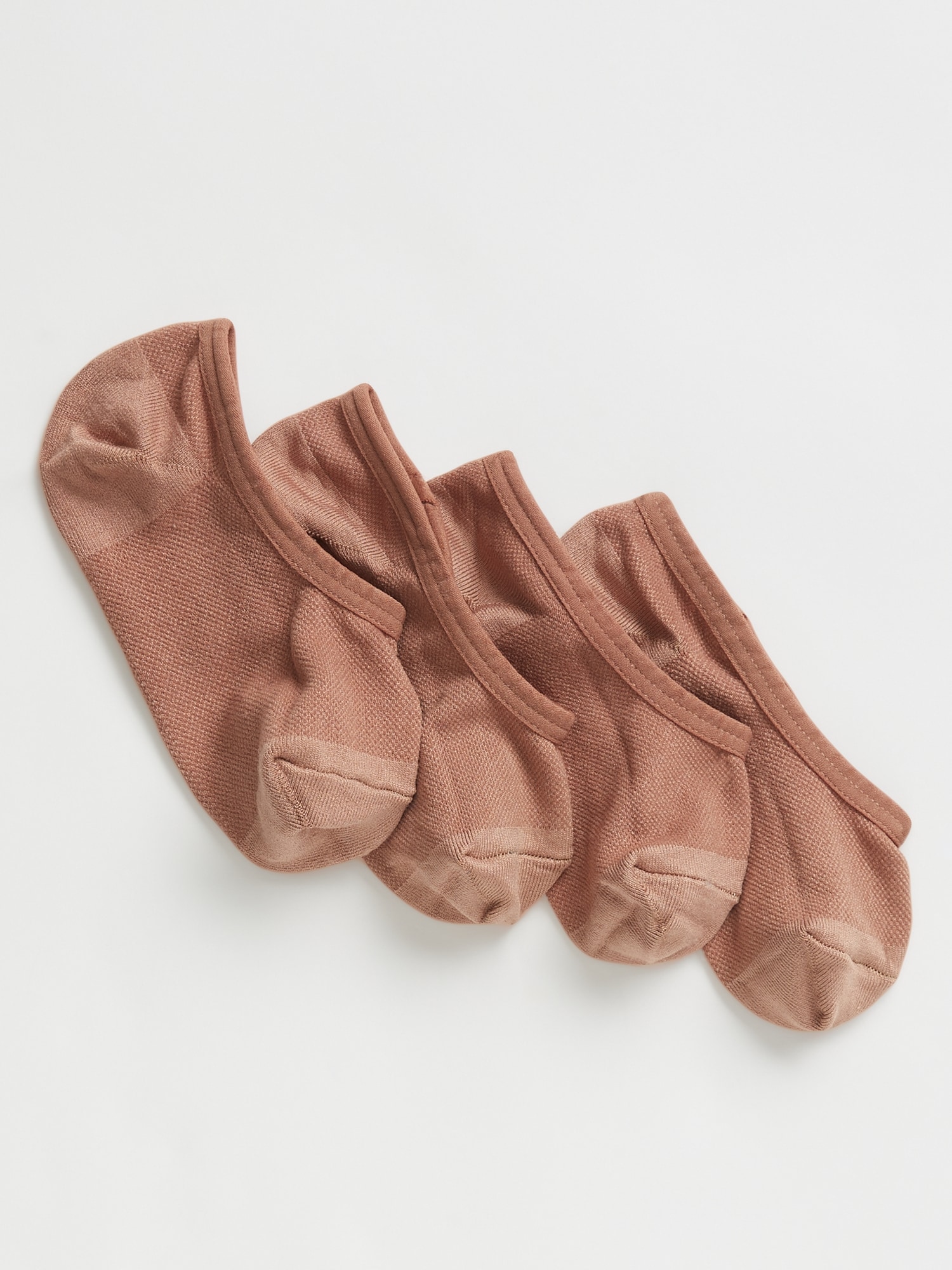 Nylon No-Show Socks (2-Pack)