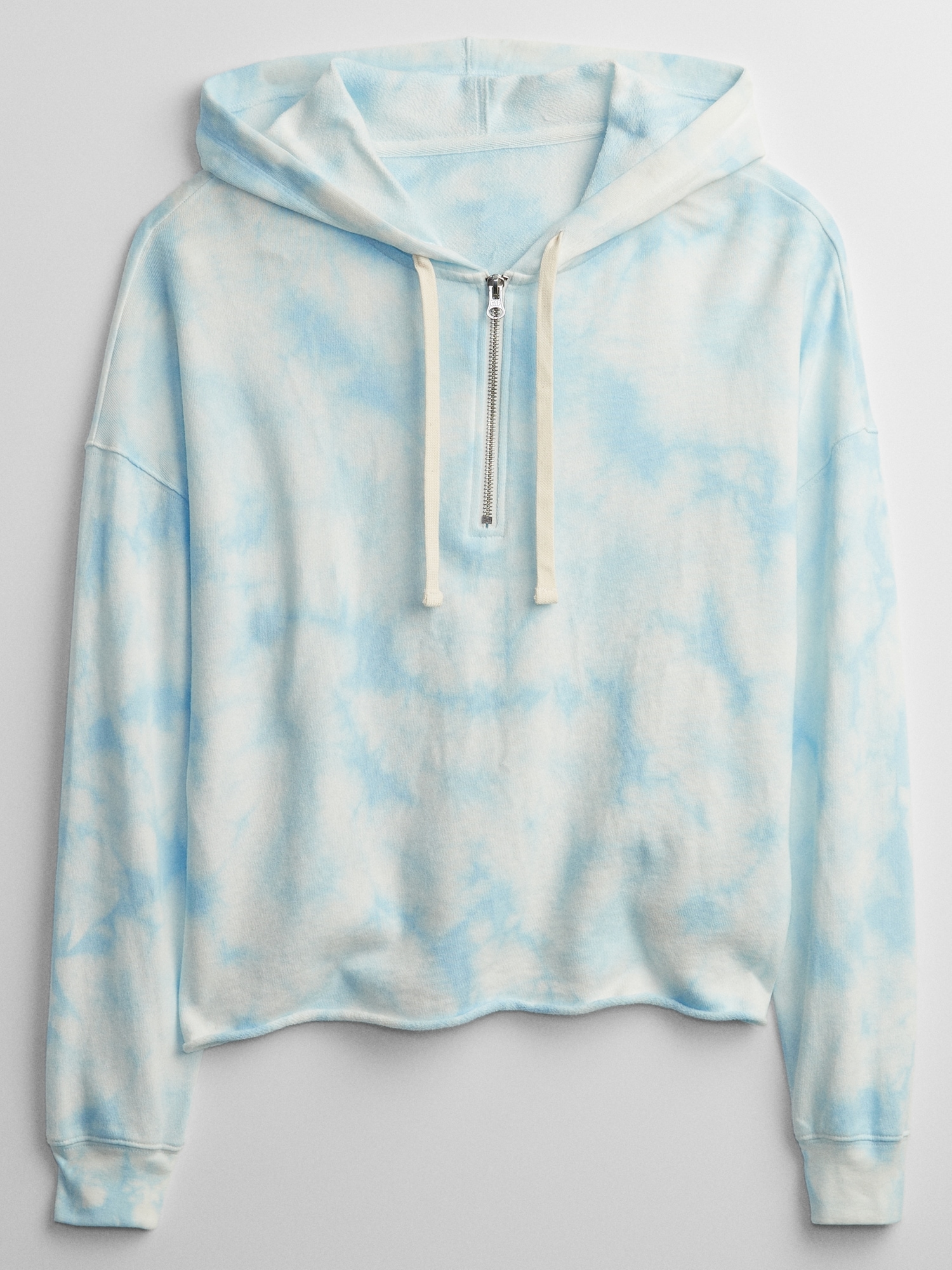 Tie-Dye Half-Zip French Terry Hoodie | Gap Factory