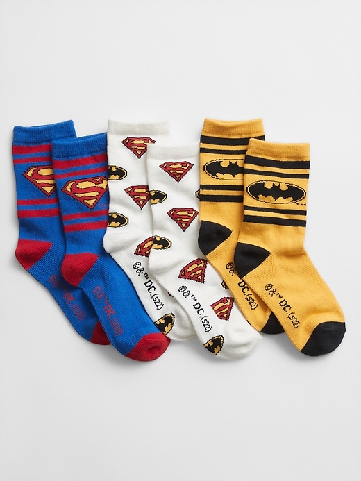 GapKids &#124 DC&#153 Superhero Crew Socks (3-Pack)