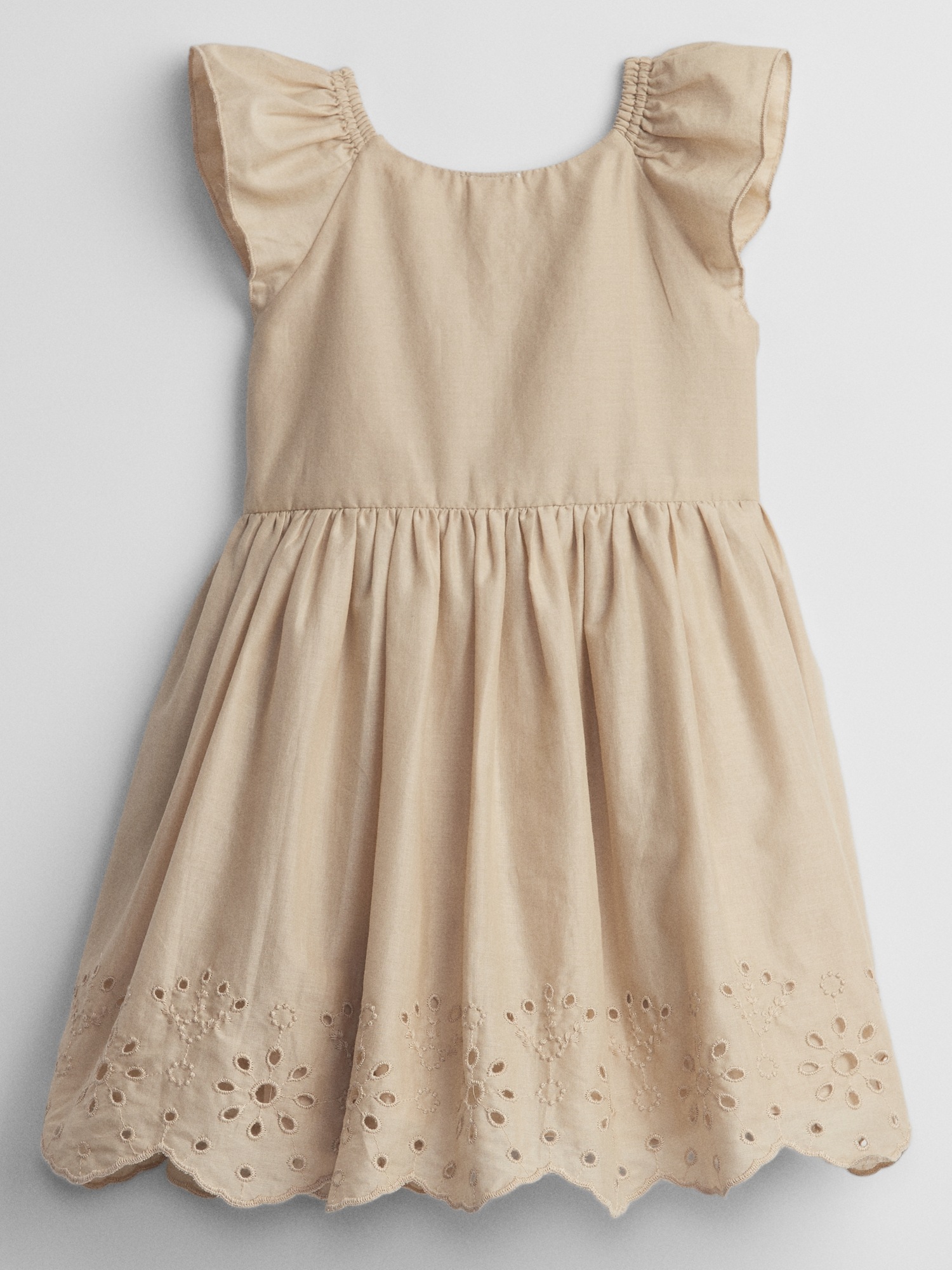 Toddler Flutter Eyelet Dress Gap Factory
