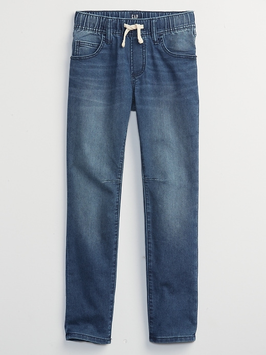 Image number 1 showing, Kids Pull-On Slim Jeans