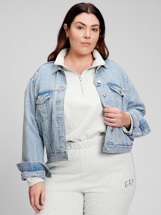 Image number 1 showing, Cropped Icon Denim Jacket