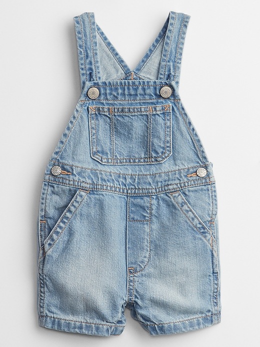 Image number 1 showing, Baby Denim Shortalls