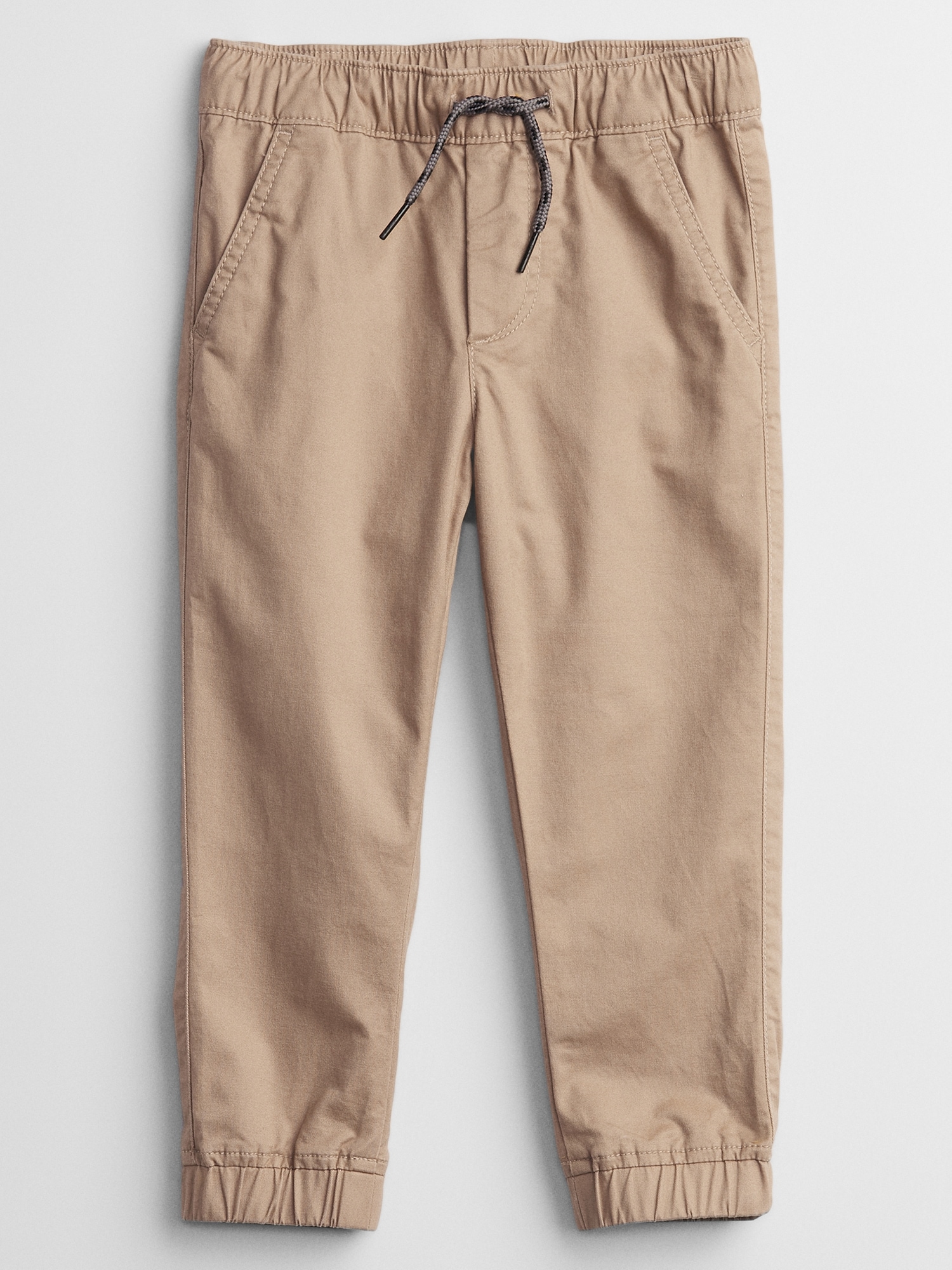 Babyhug Twill Woven Full Length Solid Joggers - Lilac
