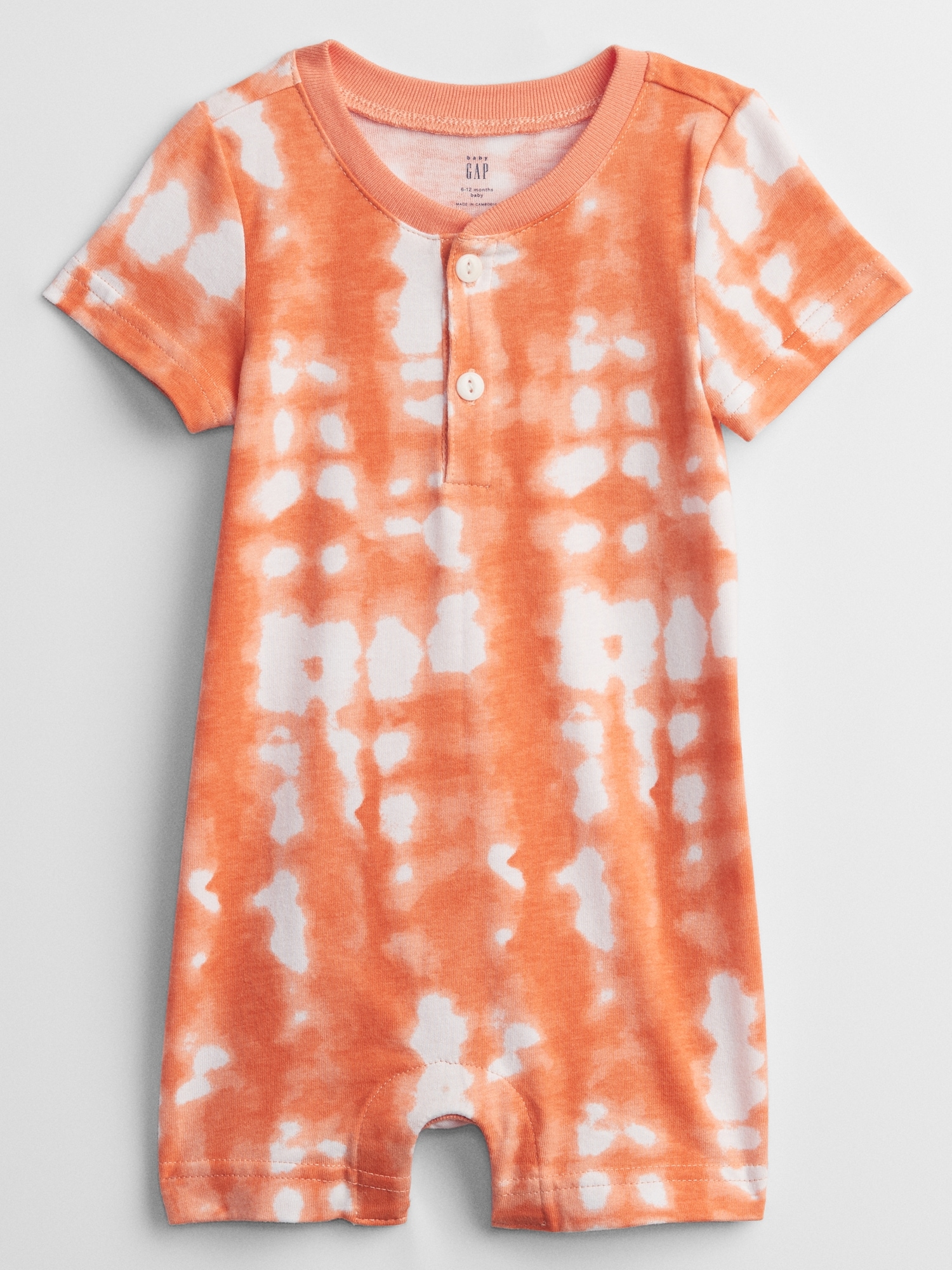 Baby Henley Romper | Gap Factory