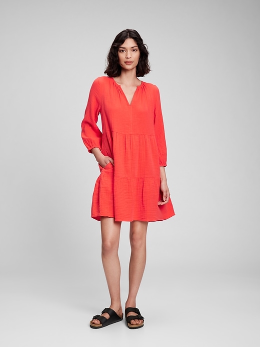 Image number 1 showing, Tiered Mini Dress