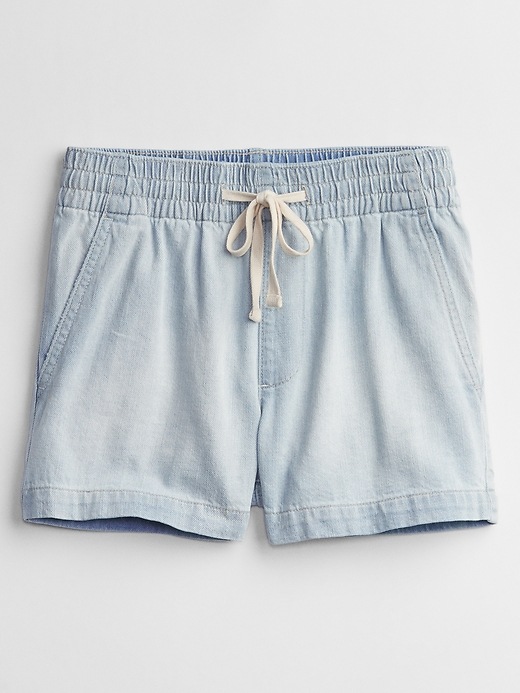 Image number 3 showing, 3.5" Denim Easy Pull-On Shorts with Washwell