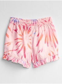 Toddler Print Pull-On Shorts with Washwell
