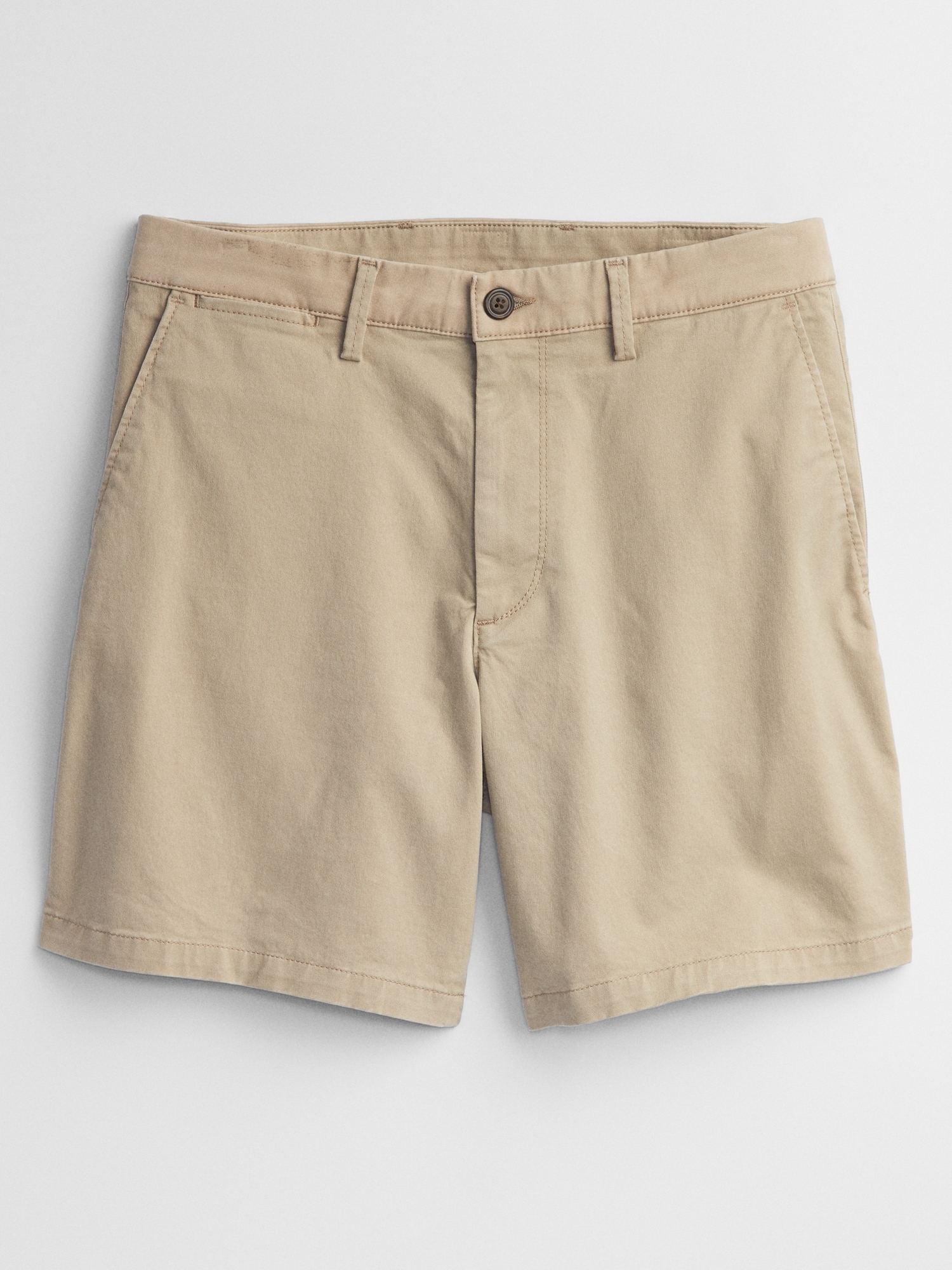 7" Essential Khaki Shorts with Washwell Gap Factory