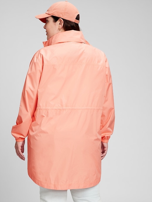 Image number 2 showing, Recycled Packable Hood Rain Jacket