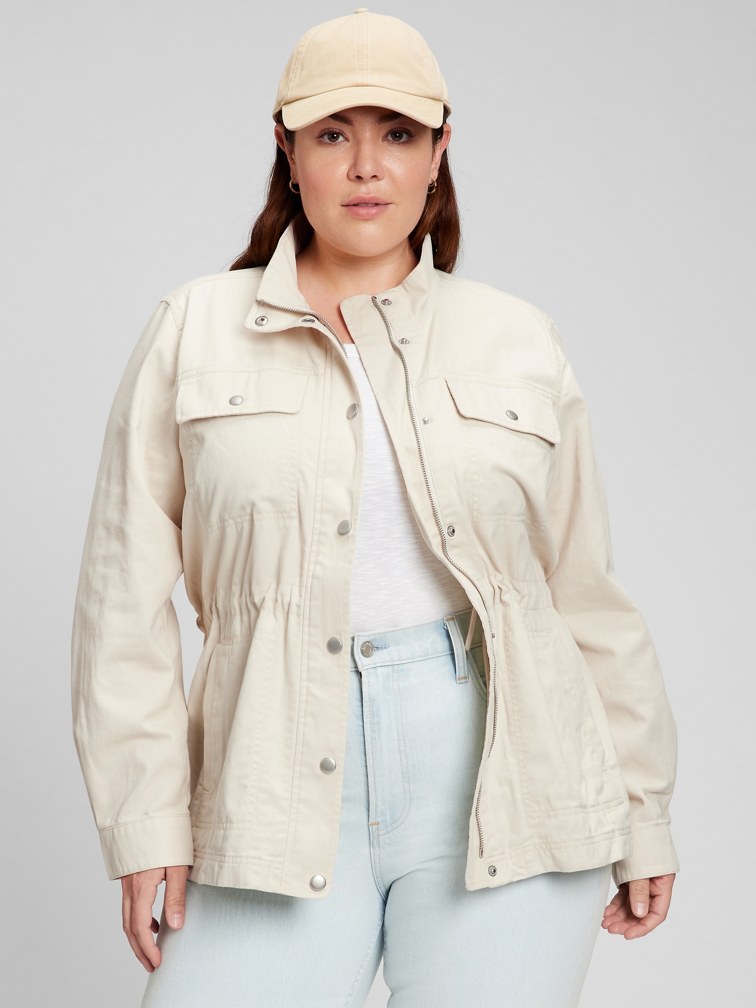 ジャケット・アウター ORGANICWOOLSURVIVALCLOTH UTILITY JACKET cn57517380.png