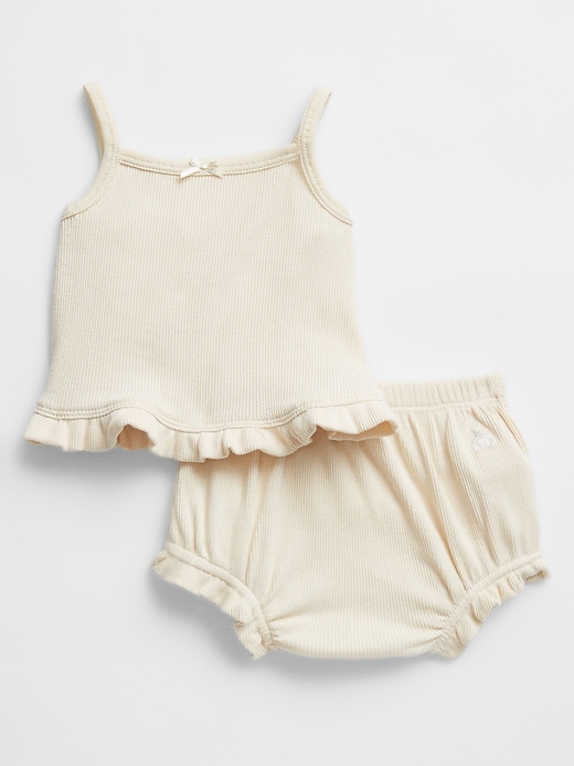 Baby Ribbed Tank Outfit Set Gap Factory