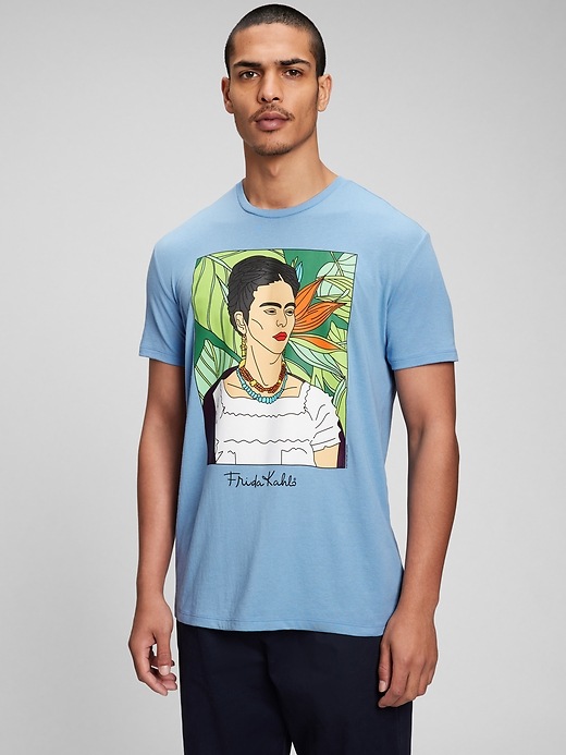 Image number 1 showing, Frida Kahlo Graphic T-Shirt