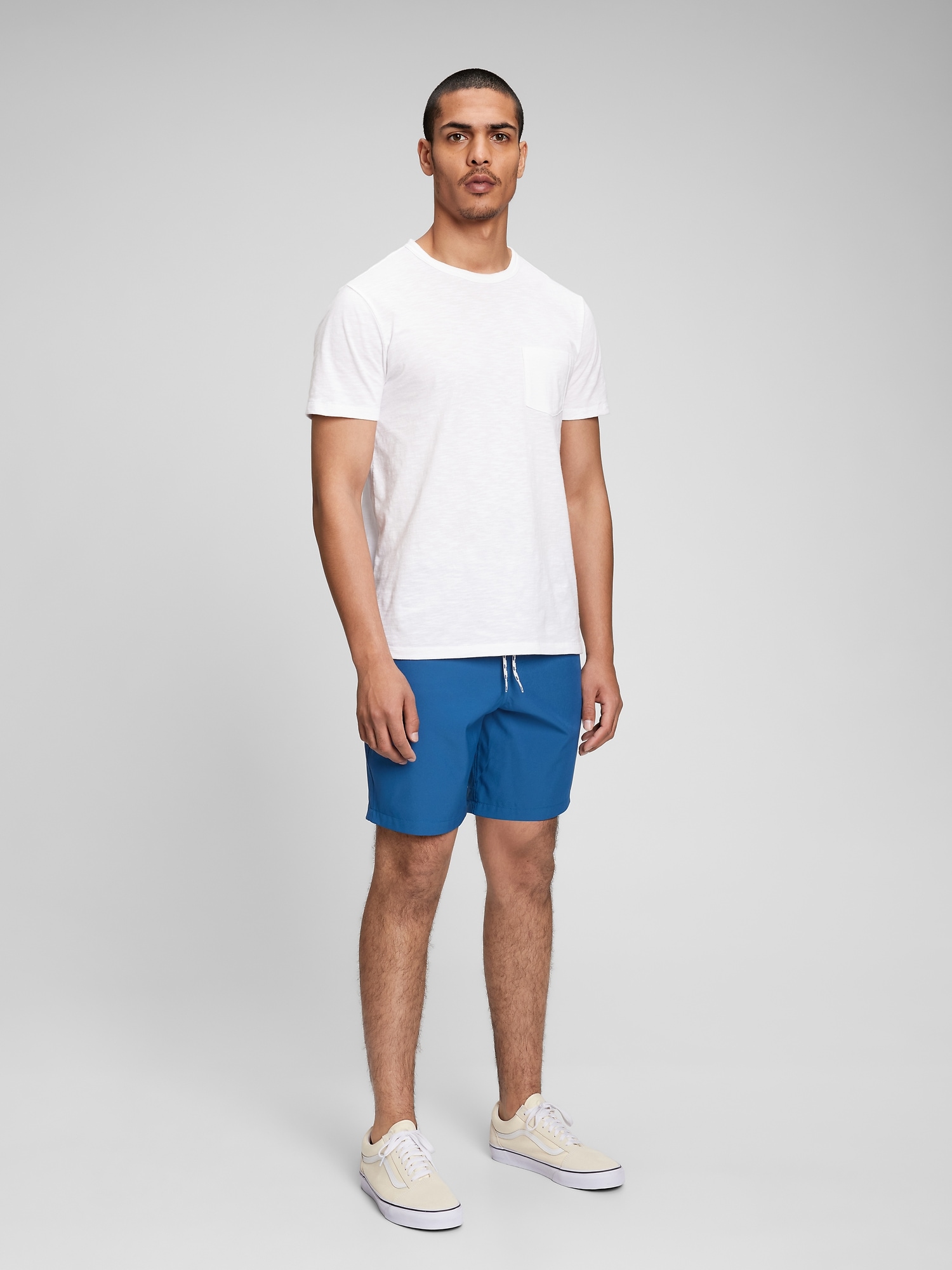 8" Solid Swim Trunks Gap Factory