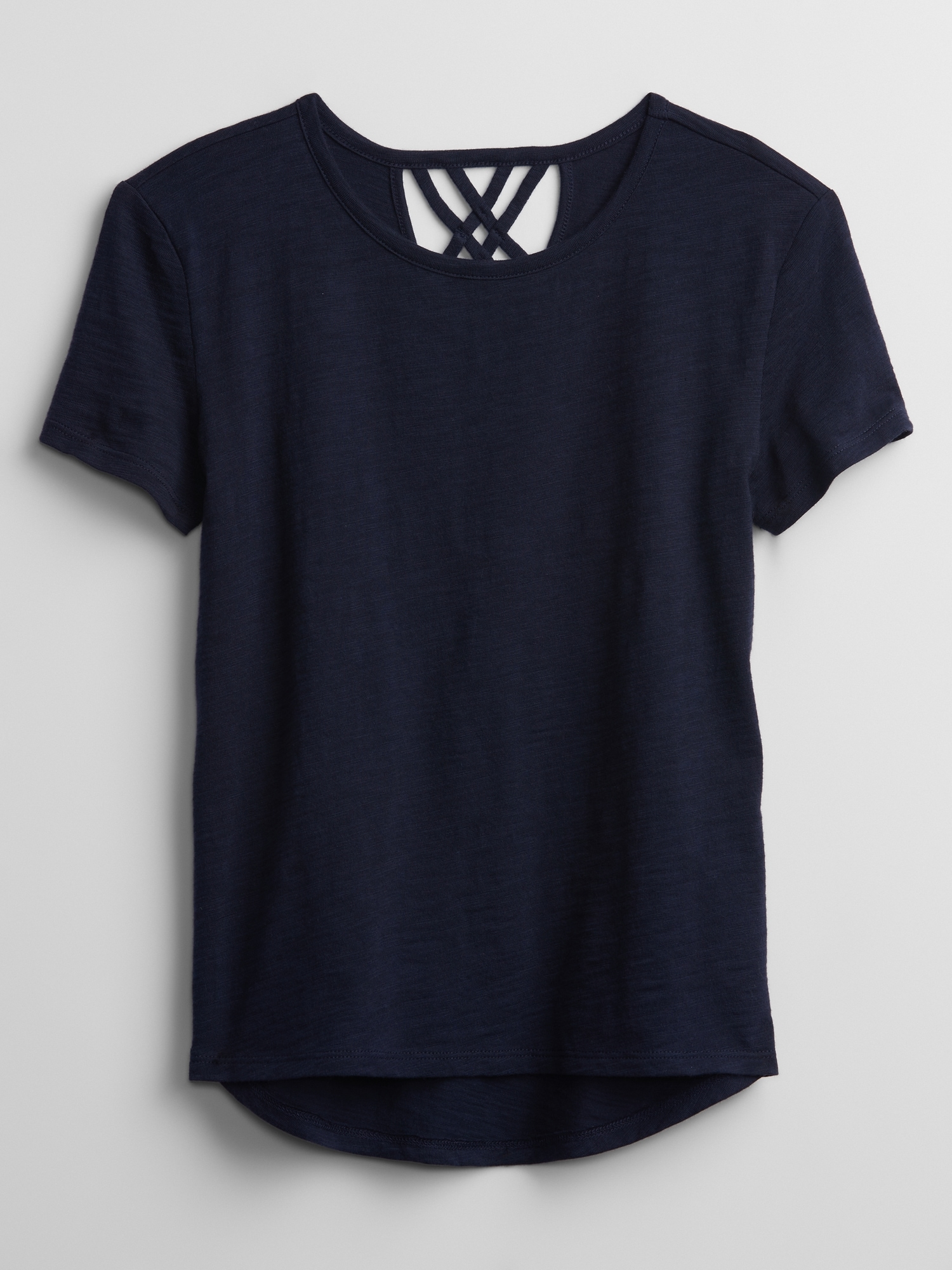 Kids ForeverSoft Criss-Cross T-Shirt | Gap Factory, image size:1500x2000