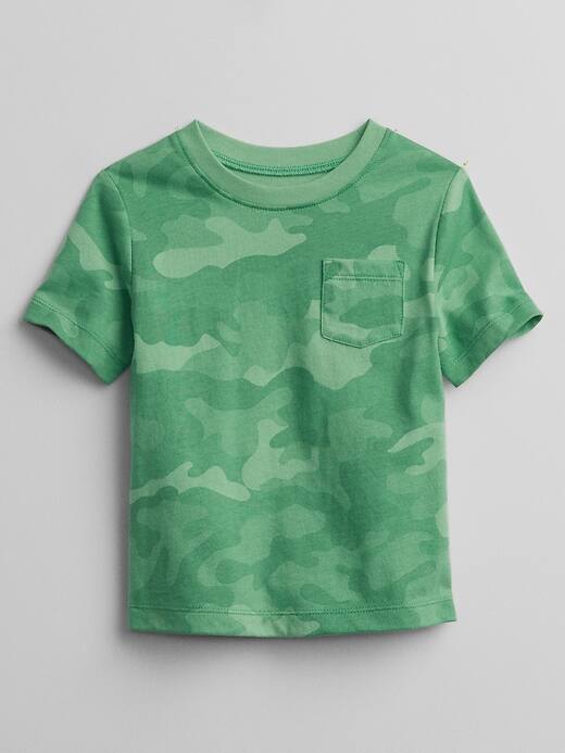 View large product image 1 of 1. babyGap Print Pocket T-Shirt