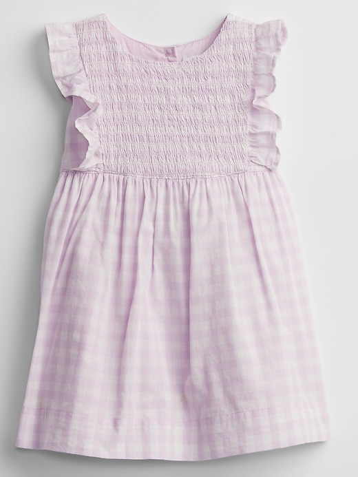 Baby Smocked Print Dress