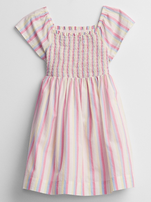 Toddler Smocked Stripe Dress