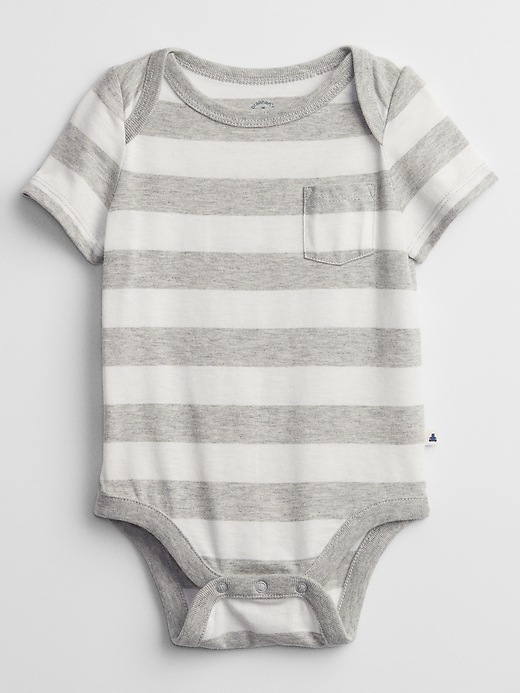Baby Stripe Pocket Bodysuit