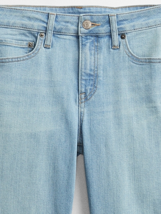 Image number 8 showing, Mid Rise Classic Straight Jeans