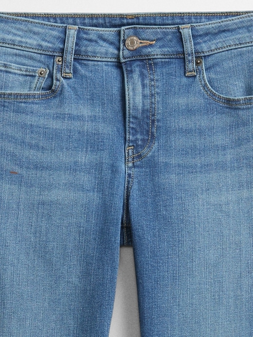 Mid Rise Classic Straight Jeans with Washwell | Gap Factory