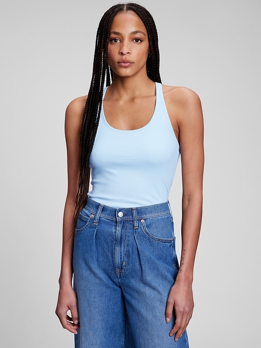 Image number 6 showing, Ribbed Support Tank Top