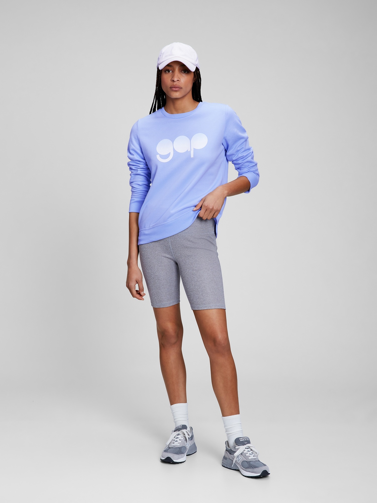 Gap Logo Crewneck Sweatshirt Gap Factory