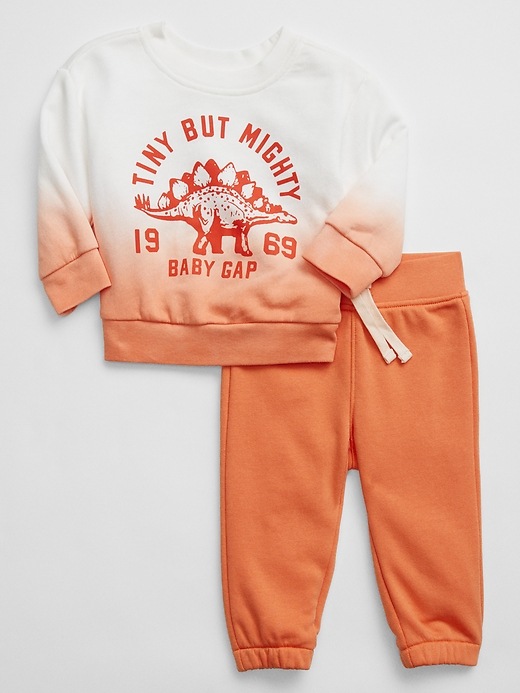 Baby Dino Graphic Outfit Set