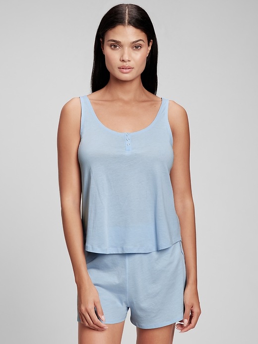 Image number 5 showing, Henley Tank Top