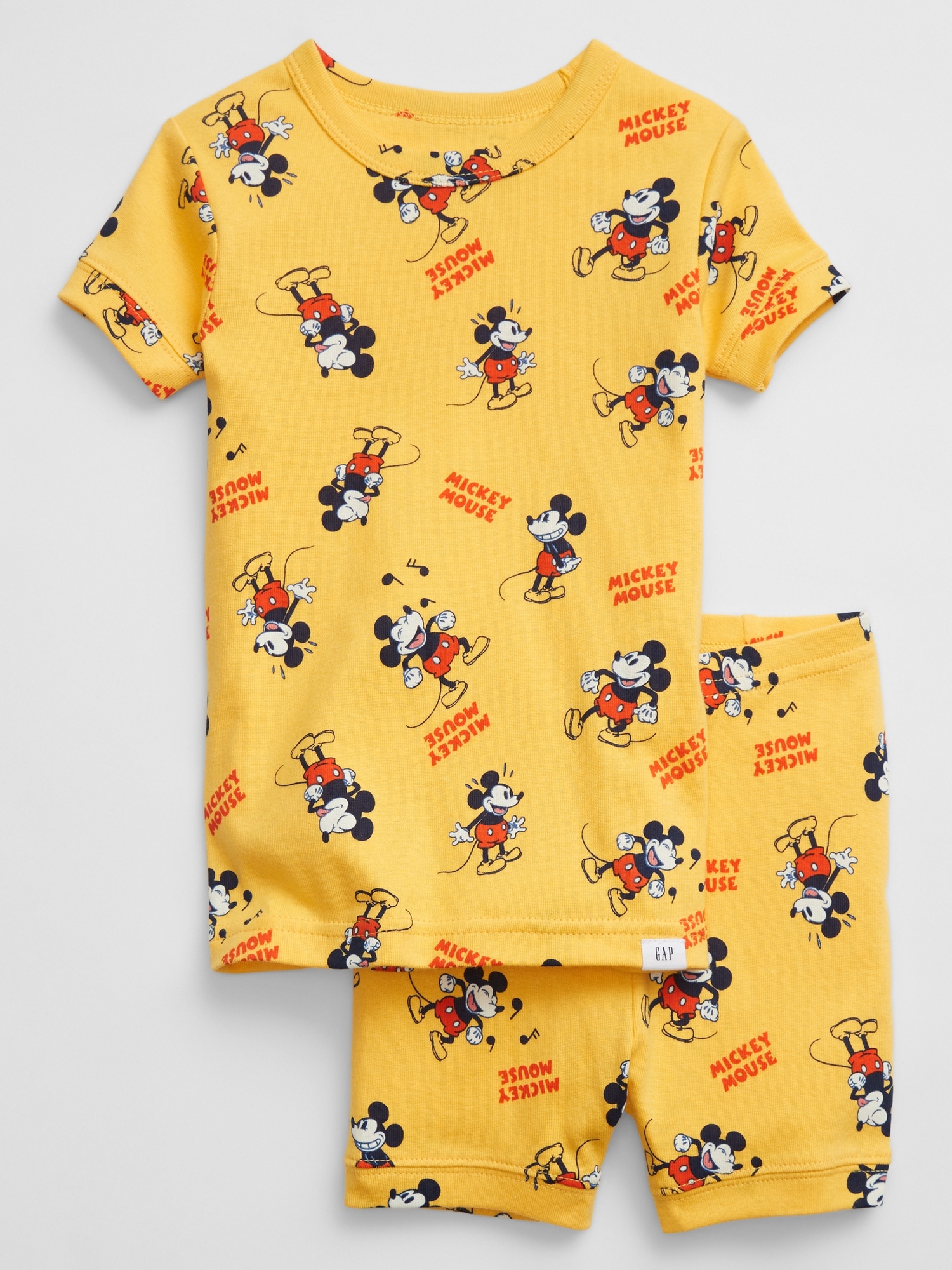 babyGap Disney Mickey Mouse 100 Organic Cotton PJ Set Gap Factory