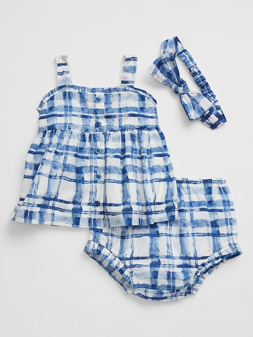 Baby Plaid Outfit Set