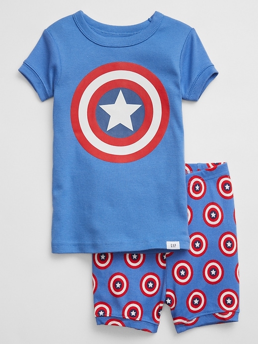 babyGap &#124 Marvel Captain America 100% Organic Cotton PJ Set
