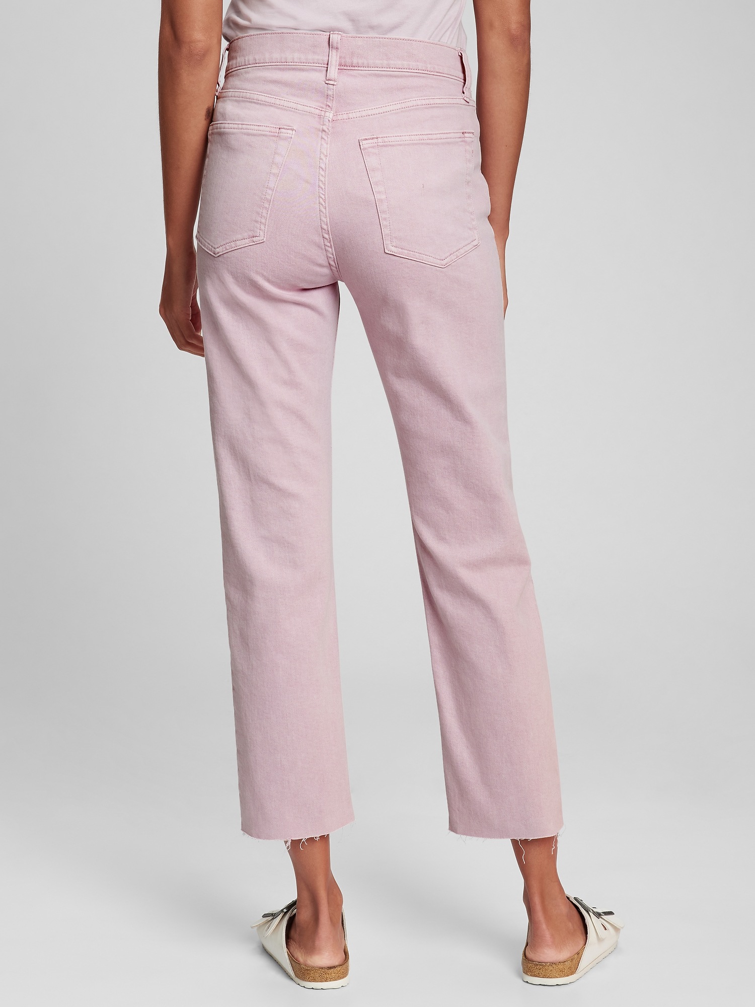 gap high rise cheeky straight