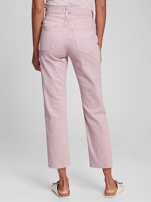 Image number 6 showing, High Rise Cheeky Straight Jeans