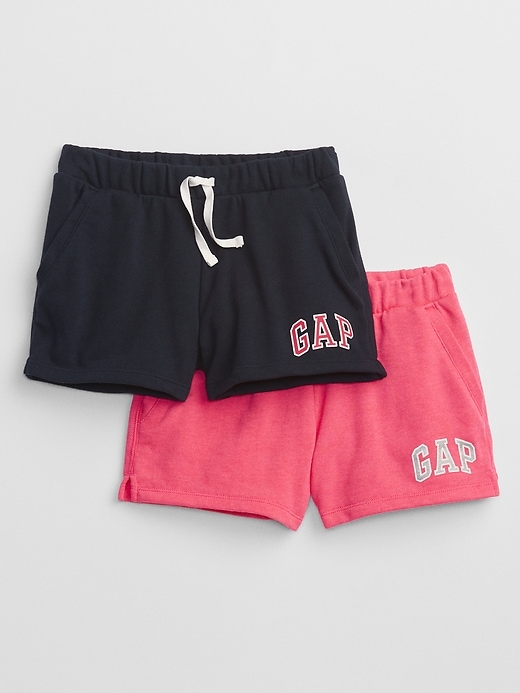 View large product image 1 of 1. Kids Gap Logo Pull-On Shorts (2-Pack)