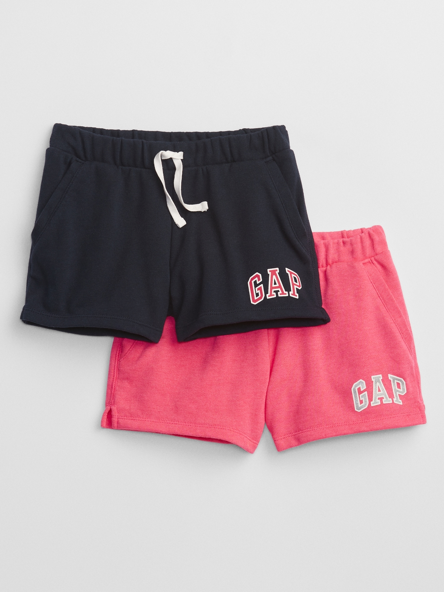 Kids Gap Logo Pull-On Shorts (2-Pack) | Gap Factory